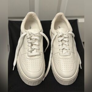White Leather Sneakers